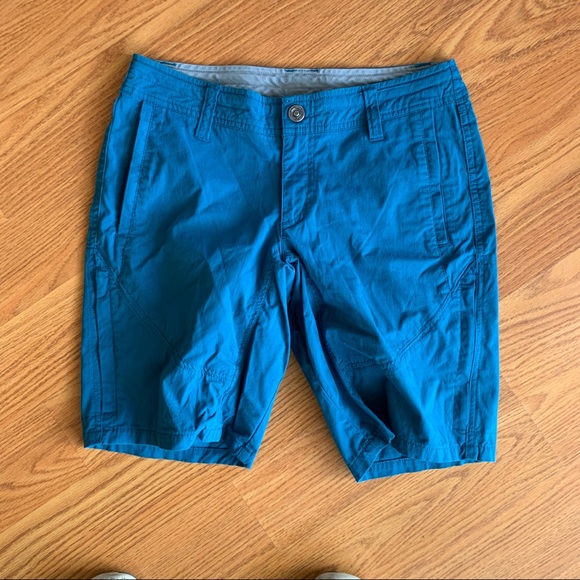 kuhl teal womens shorts 2 - Picture 2 of 6